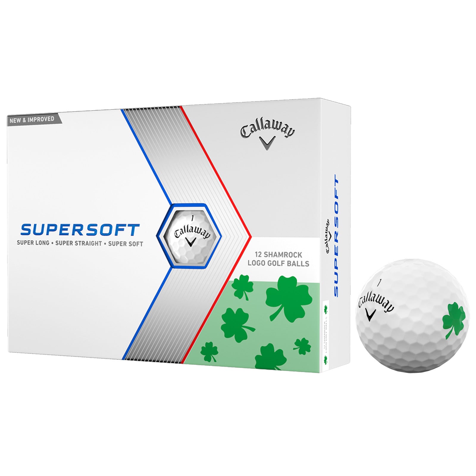 Callaway Supersoft Golf Balls - Shamrock
