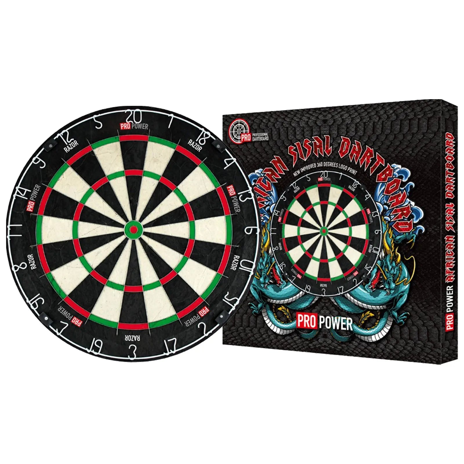 XQ Max Pro Power Razor African Sisal Dartboard QD6000030