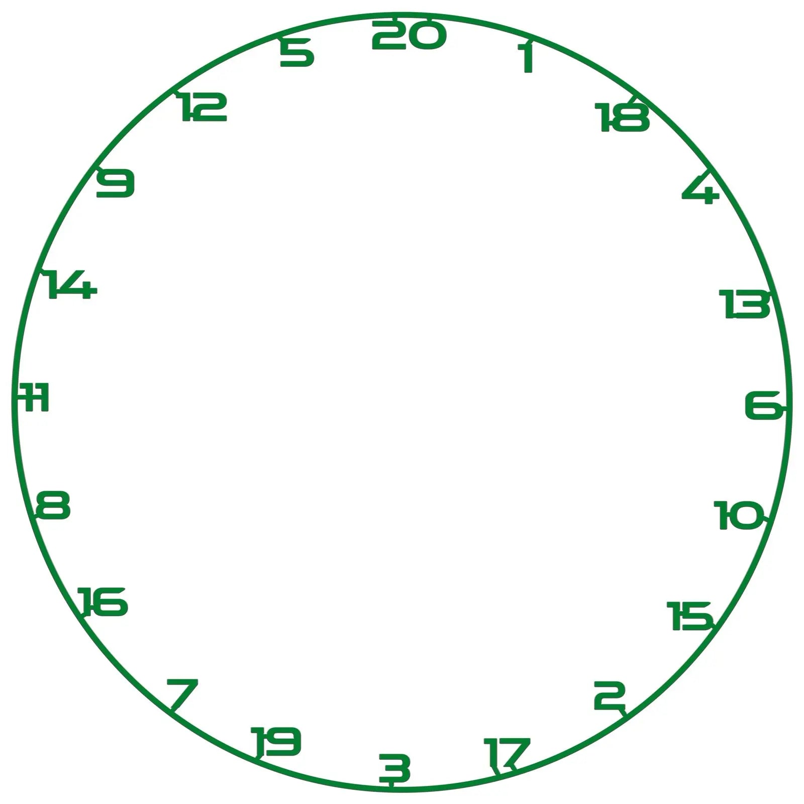Bullet Dartboard Universal Fit Coloured Number Ring