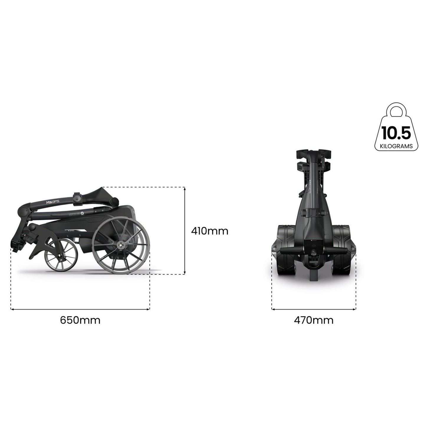 2026 Motocaddy M5 GPS Electric Golf Trolley Cart