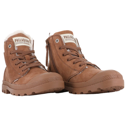 Palladium Ladies Pampa Hi Side-Zip Nubuck Boots