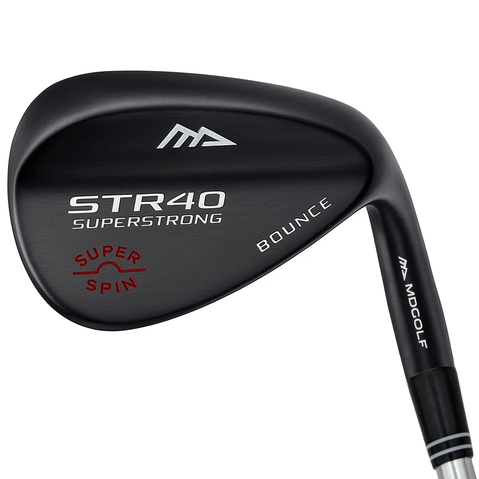 MD Golf STR50 Superstrong 2 Mallet Putter, Black, Right Handed, 34 Length, Milled Face, Apollo Steel Shaft, Pistol Grip with Headcover Sports Outdoors