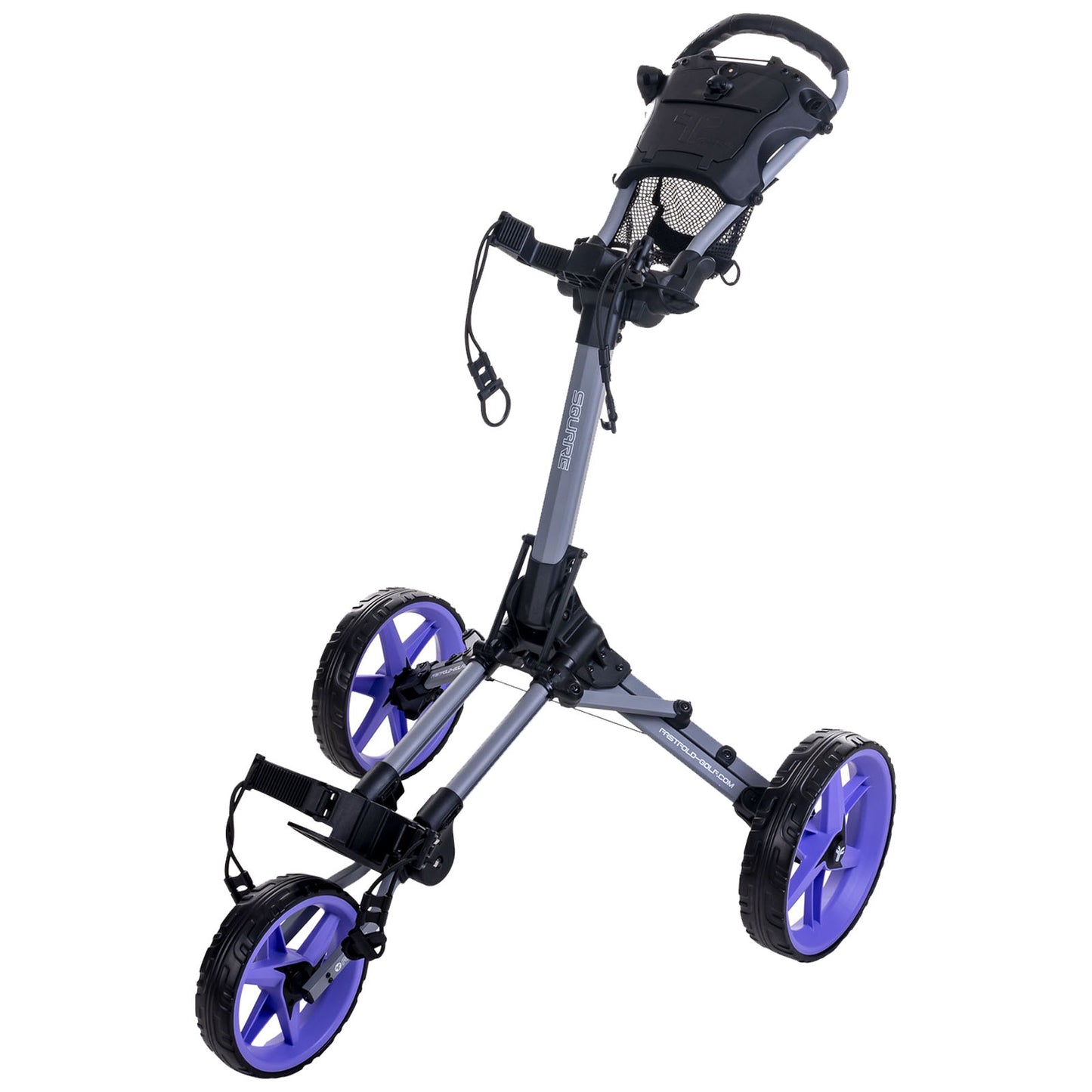 FastFold Square 3-Wheel Compact Golf Trolley