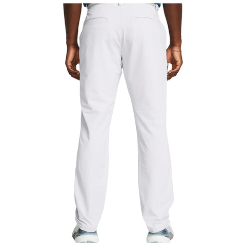 Light-colored pants are worn by a person standing with their back facing the viewer in a neutral background highlighting the pants and shoes visible at the bottom.