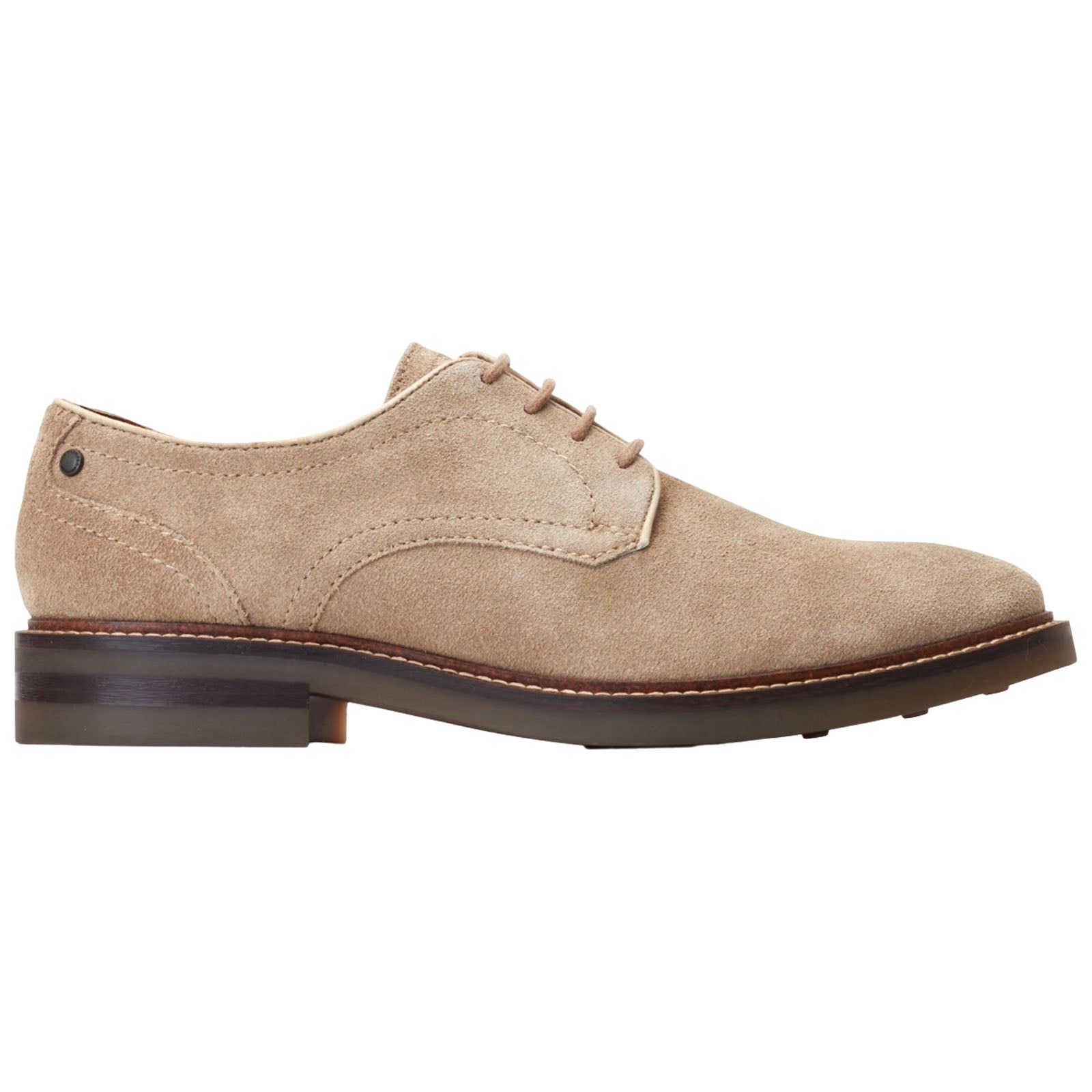 Base London Mens Mawley Suede Derby Shoes