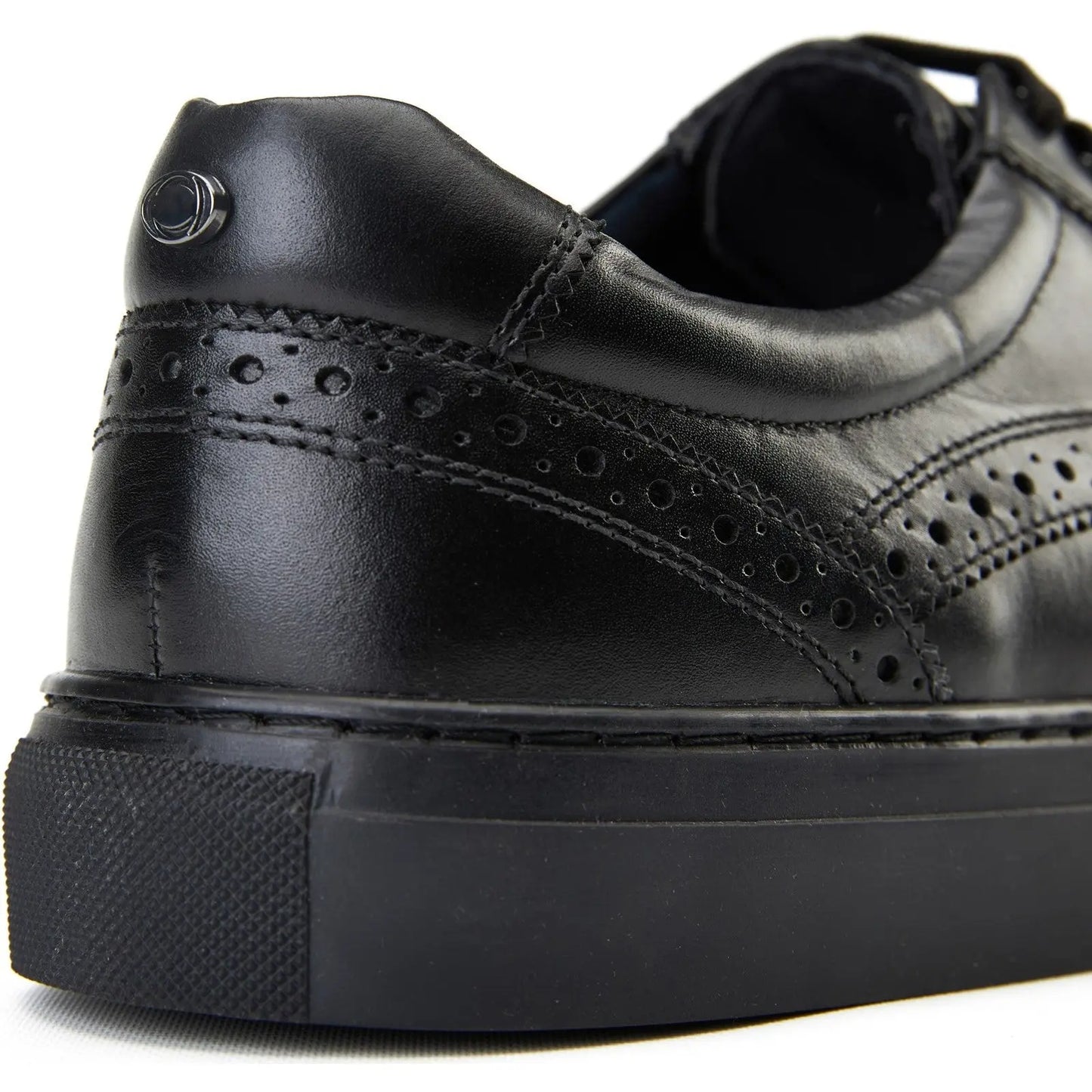 Base London Mens Clapton Leather Brogue Casual Shoes