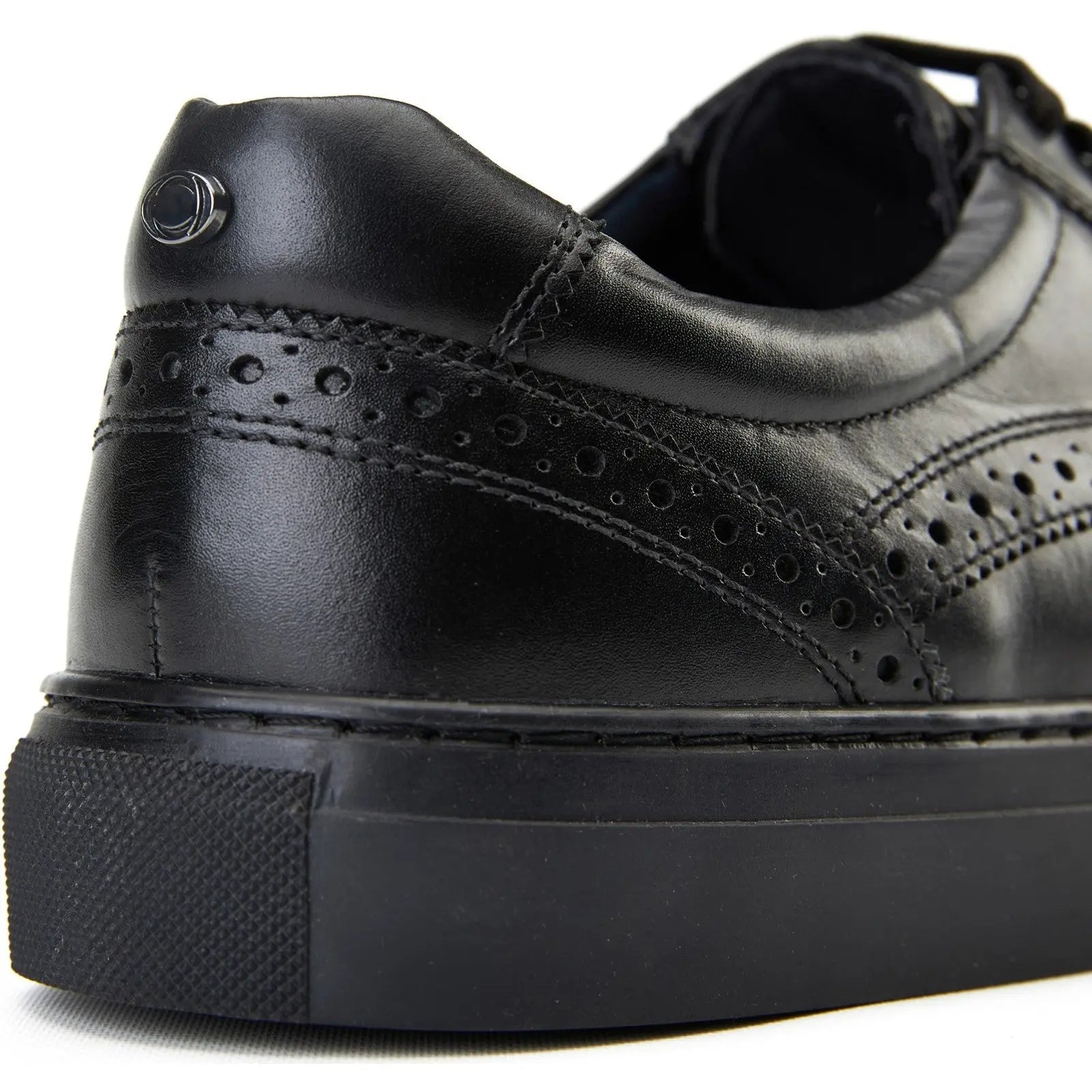Base London Mens Clapton Leather Brogue Casual Shoes