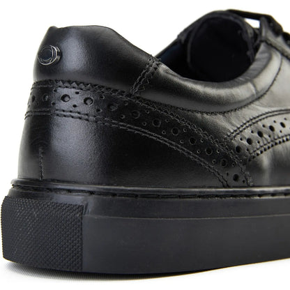 Base London Mens Clapton Leather Brogue Casual Shoes