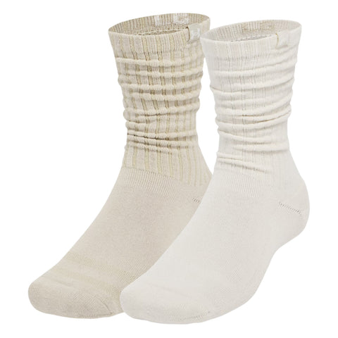 Under Armour Sportstyle Scrunch Crew Socks (2 Pairs)