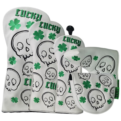Legend Lucky Skull Headcover - White