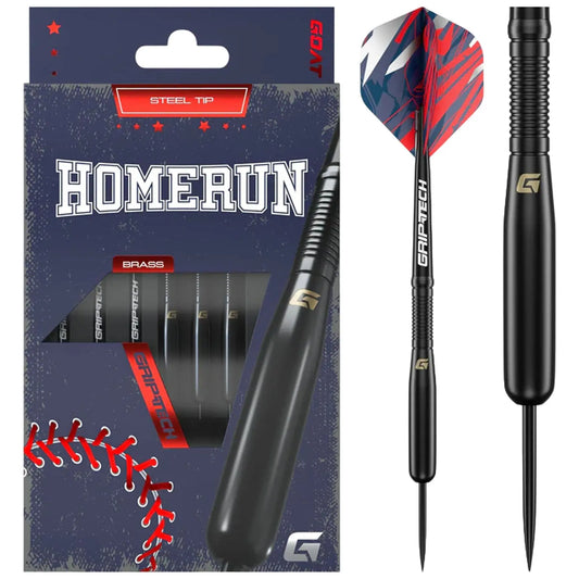 GOAT Homerun Steel Tip Brass Darts Set