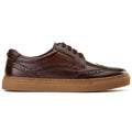 Base London Mens Clapton Leather Brogue Casual Shoes