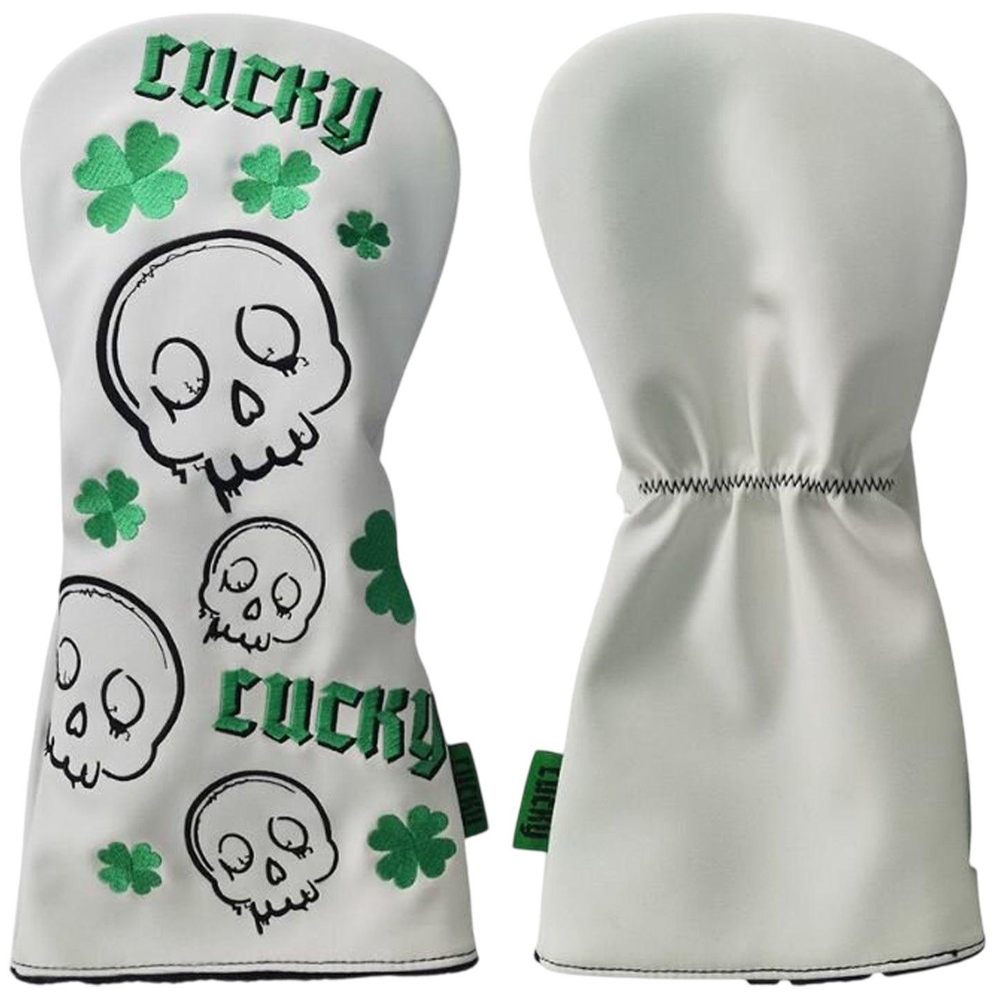 Legend Lucky Skull Headcovers - White