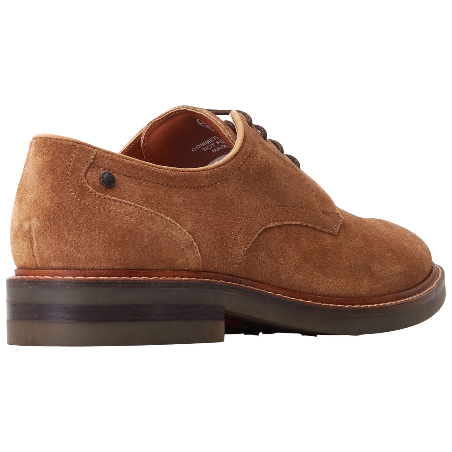 Base London Mens Mawley Suede Derby Shoes