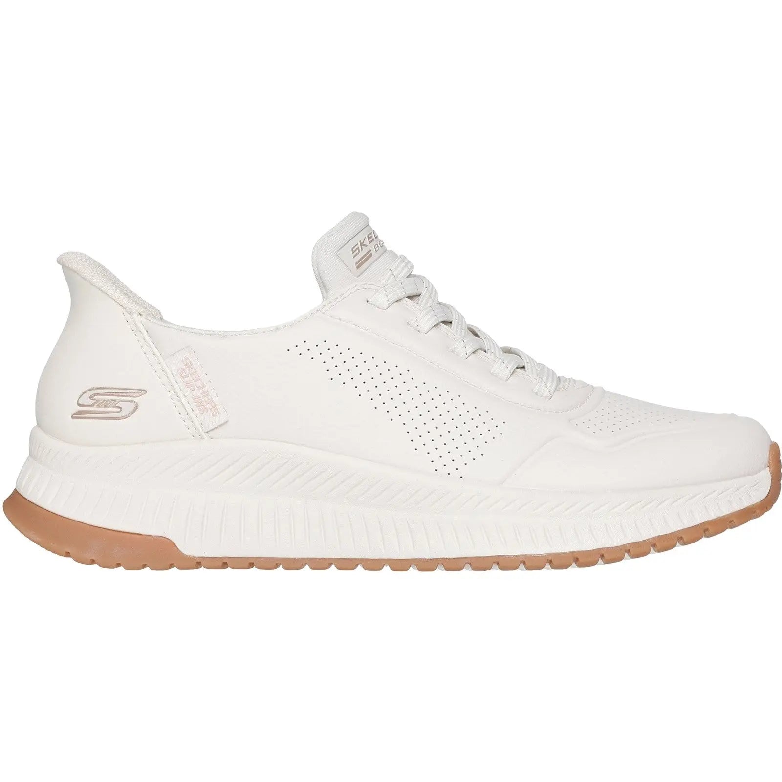 Skechers Ladies Slip-ins BOBS Squad 4 Key Look Trainers