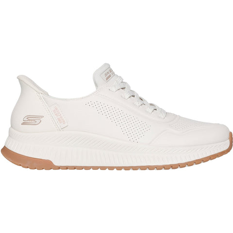 Skechers Ladies Slip-ins BOBS Squad 4 Key Look Trainers