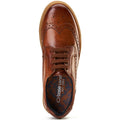 Base London Mens Clapton Leather Brogue Casual Shoes