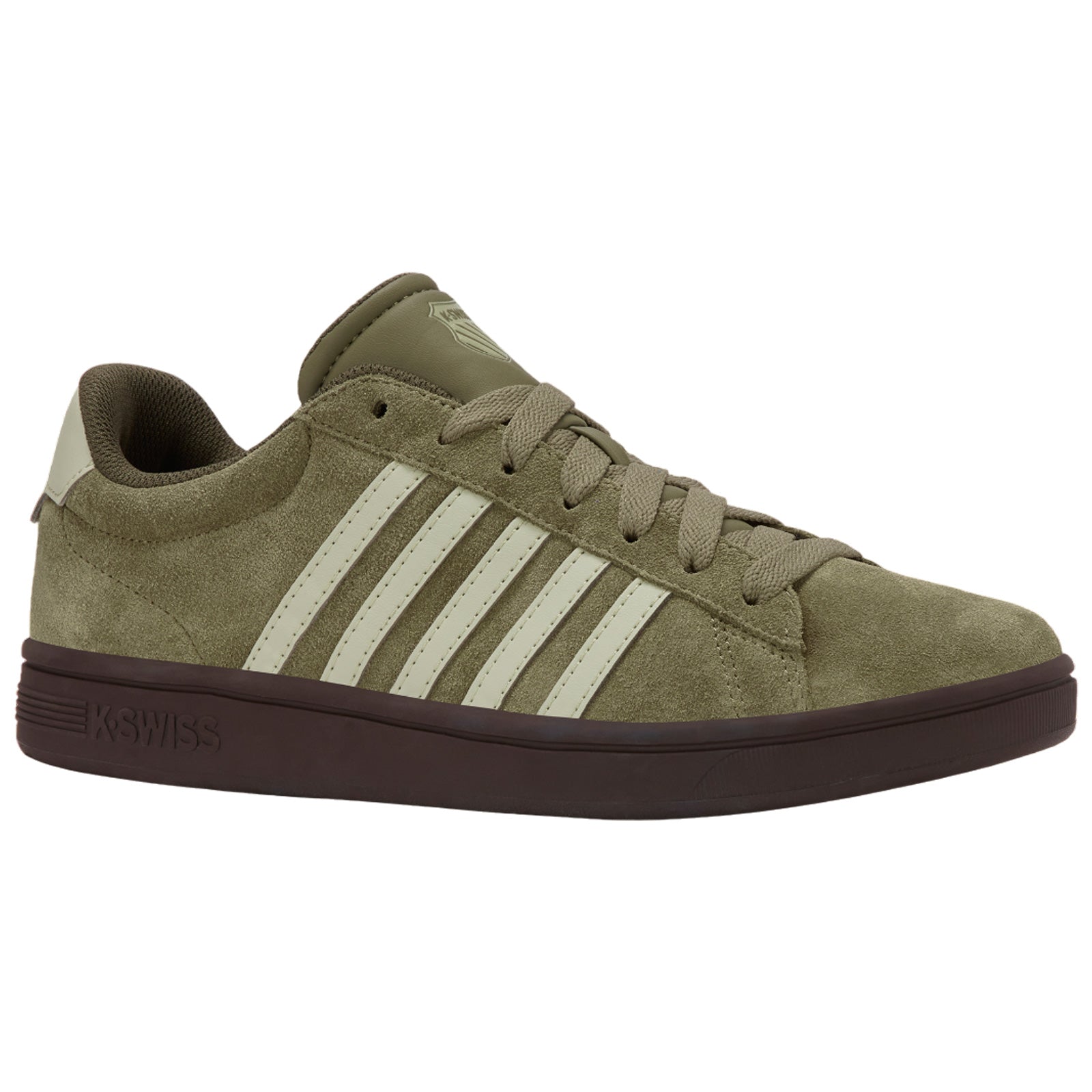 K-Swiss Mens Court Tiebreak II Suede Trainers