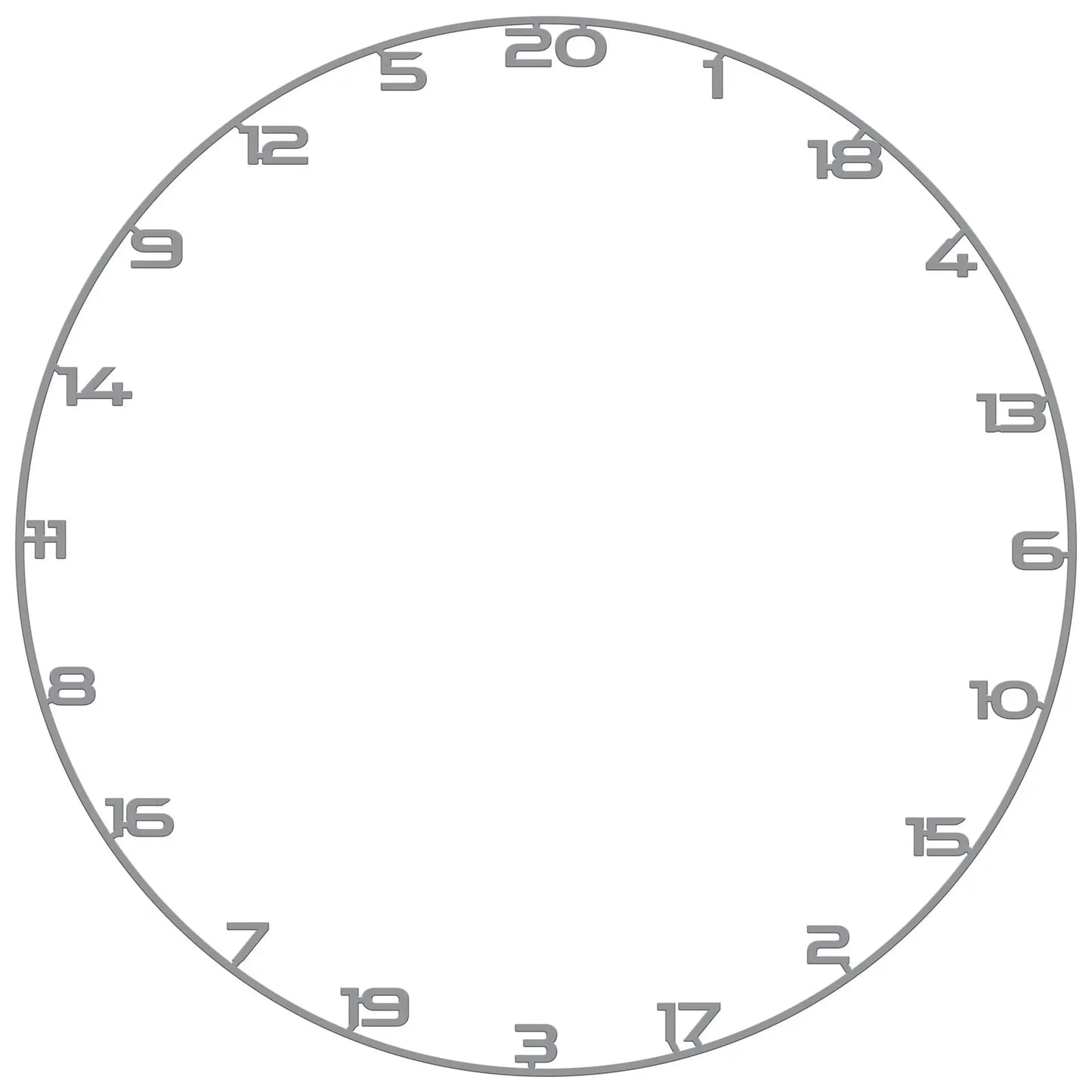Bullet Dartboard Universal Fit Coloured Number Ring