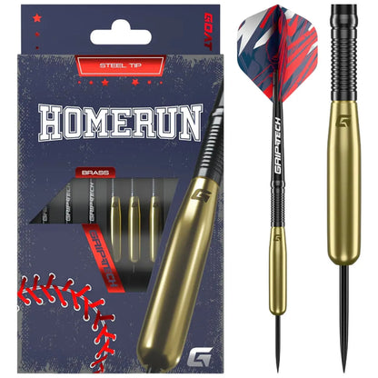 GOAT Homerun Steel Tip Brass Darts Set