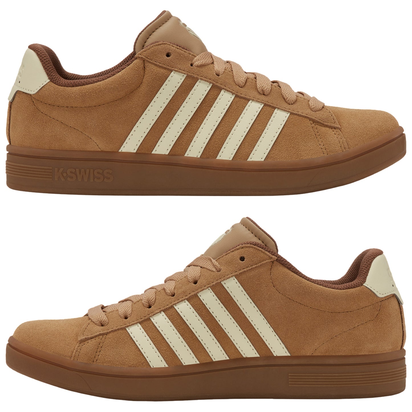 K-Swiss Mens Court Tiebreak II Suede Trainers