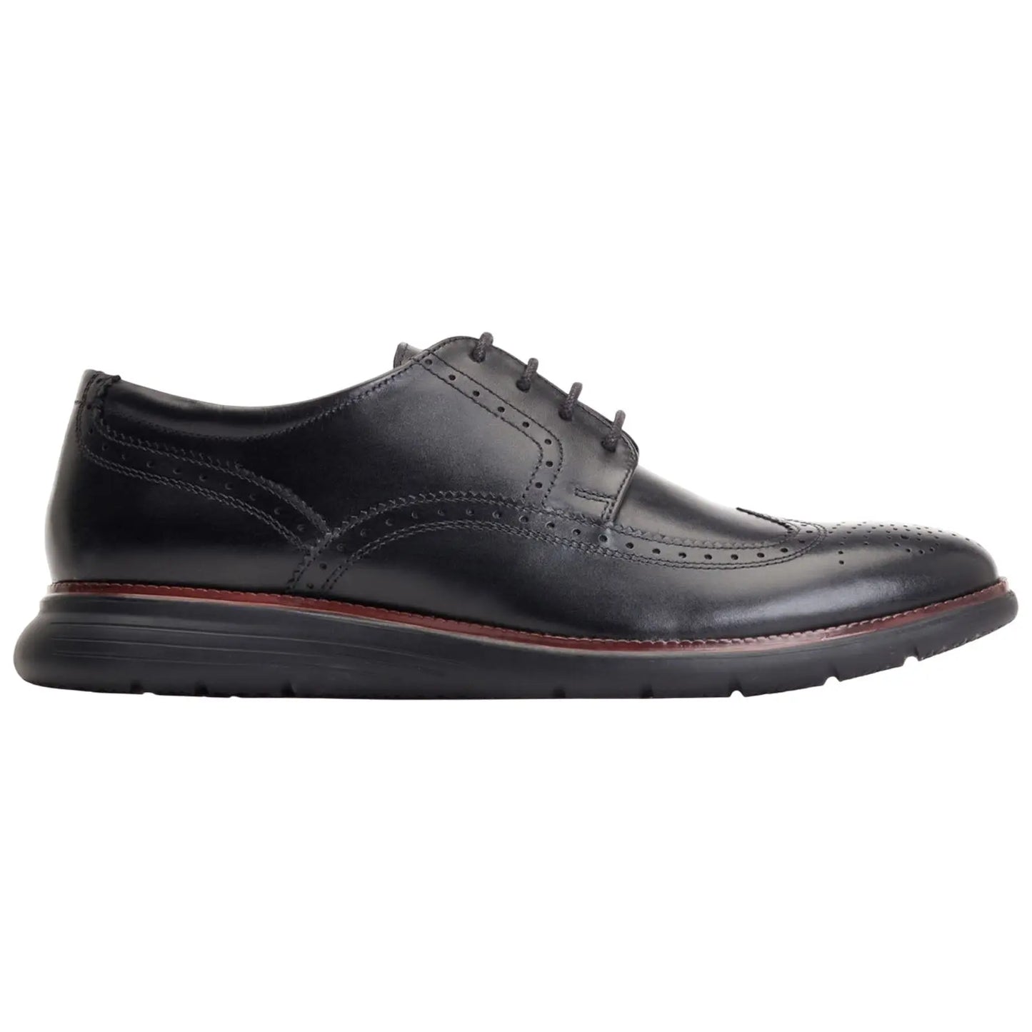 Base London Mens Flight Softy Brogue Shoes