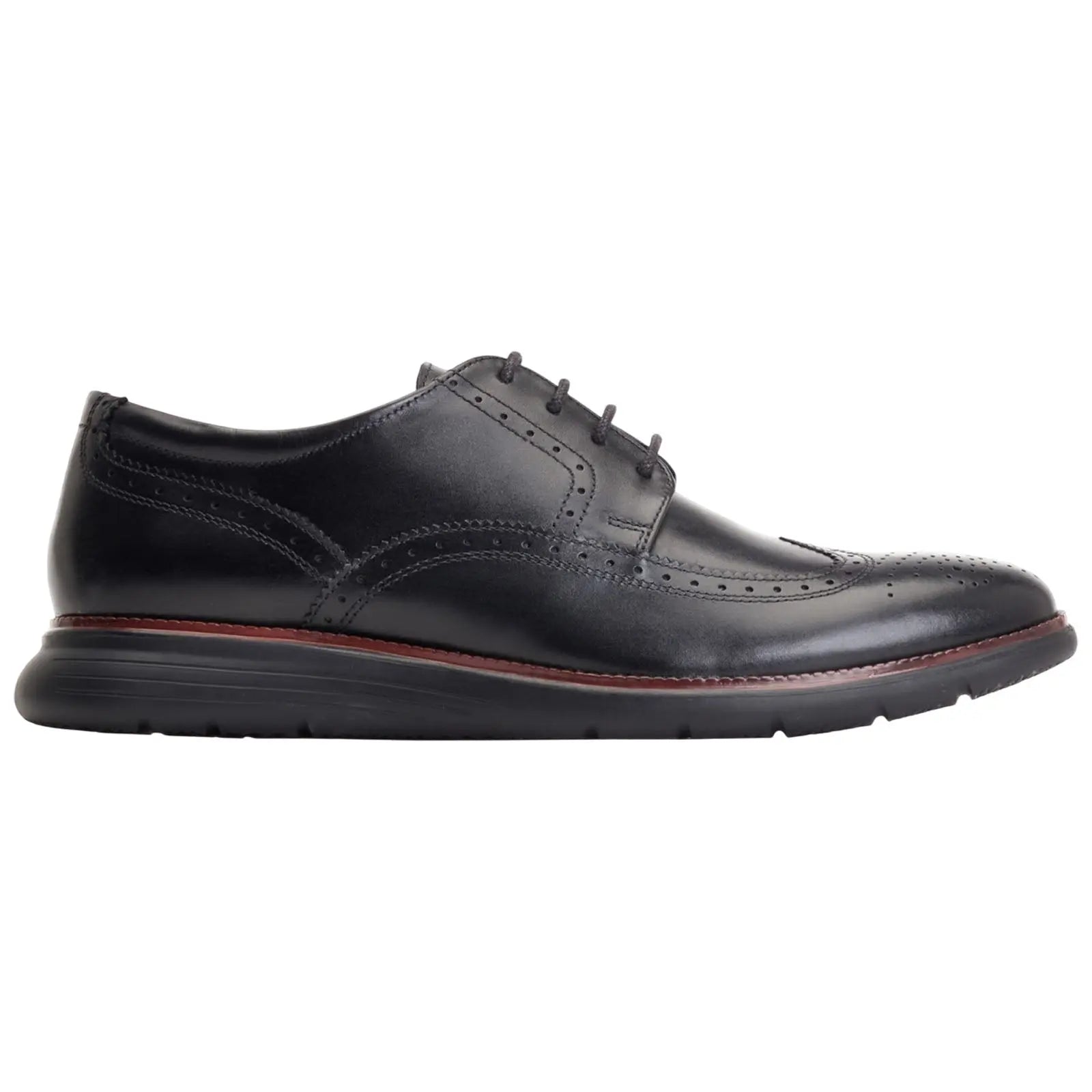 Base London Mens Flight Softy Brogue Shoes