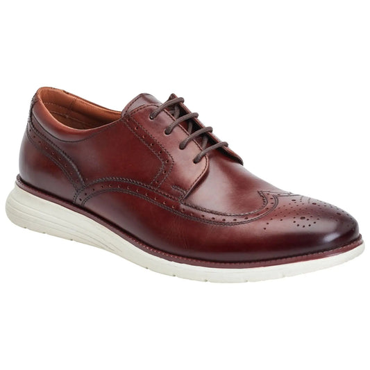 Base London Mens Flight Softy Brogue Shoes