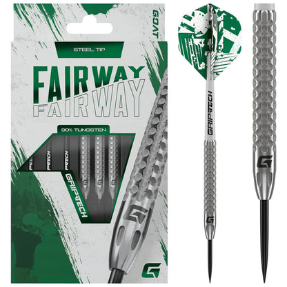 GOAT Fairway V1 Steel Tip 90% Tungsten Darts Set