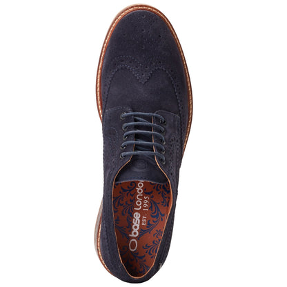 Base London Mens Hatfield Suede Brogue Shoes