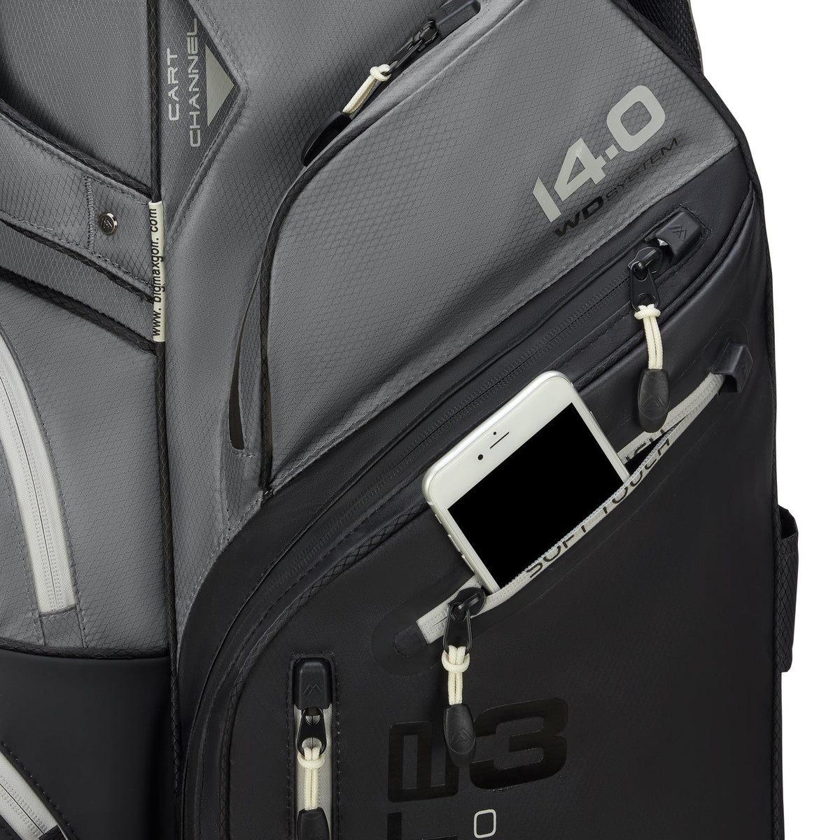 Big Max Golf Dri Lite Silencio 3 Organiser Cart Bag