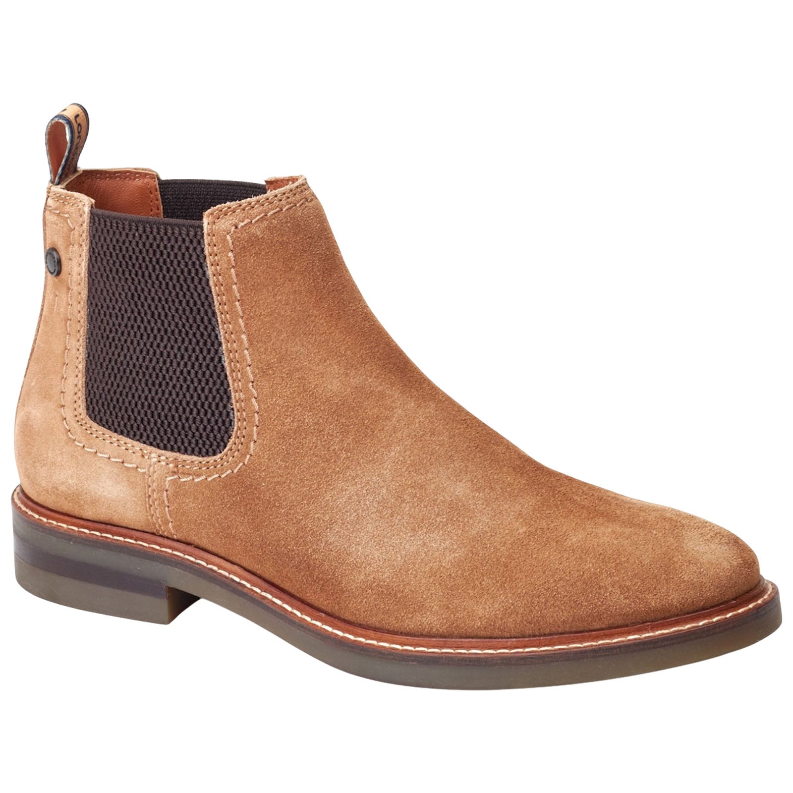 Base London Mens Portland Suede Chelsea Boots