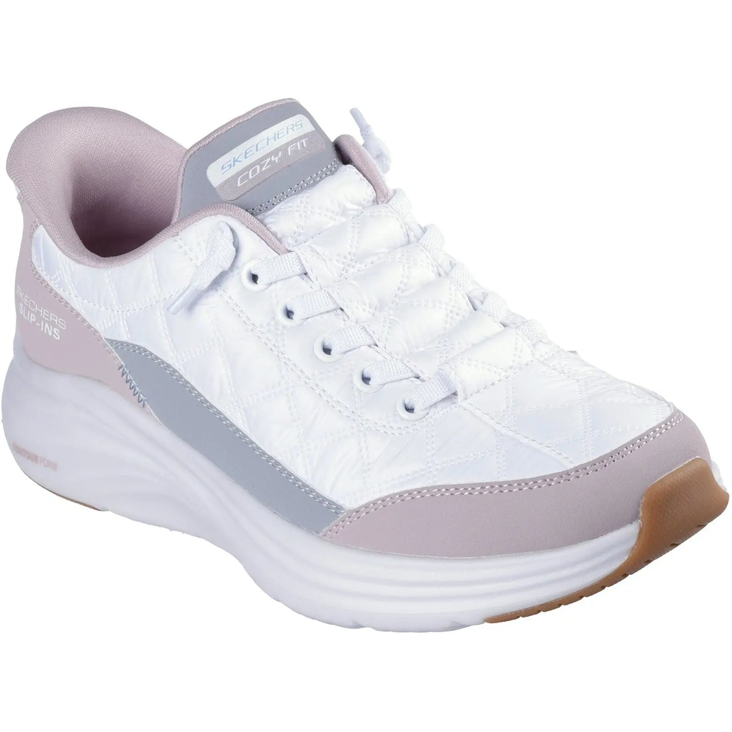 Skechers Ladies Slip-ins Contour Foam Cozy Fit Trainers 150404