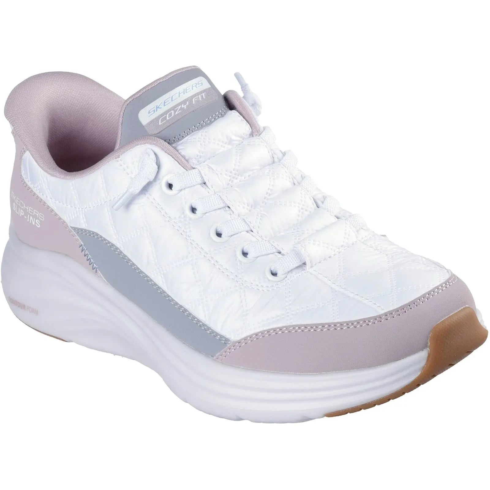 Skechers Ladies Slip-ins Contour Foam Cozy Fit Trainers 150404