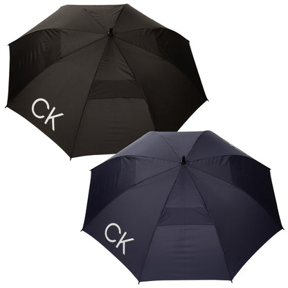 Calvin Klein Dual Canopy Auto Open Umbrella 54"