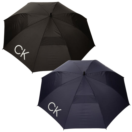 Calvin Klein Dual Canopy Auto Open Umbrella 54"