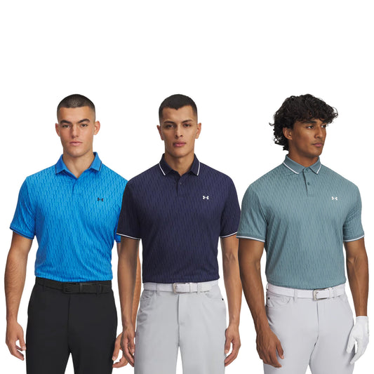 Under Armour Mens Drive Sport Jacquard Polo Shirt 6003720