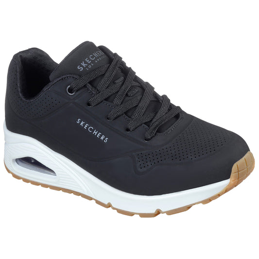 Skechers Ladies Uno Stand On Air Trainers 73690W