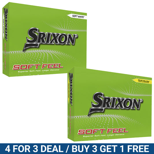 Srixon Soft Feel Golf Balls - 4 FOR 3 DEAL