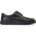 Base London Mens Clapton Leather Brogue Casual Shoes
