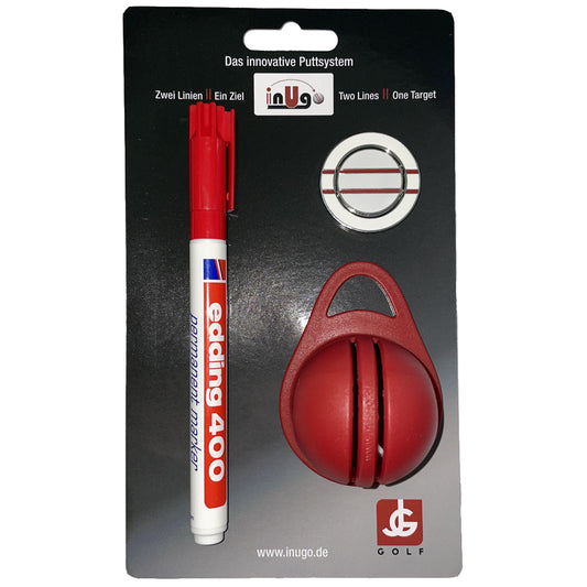 Inugo Ball Marker Set "Two Lines | One Target"