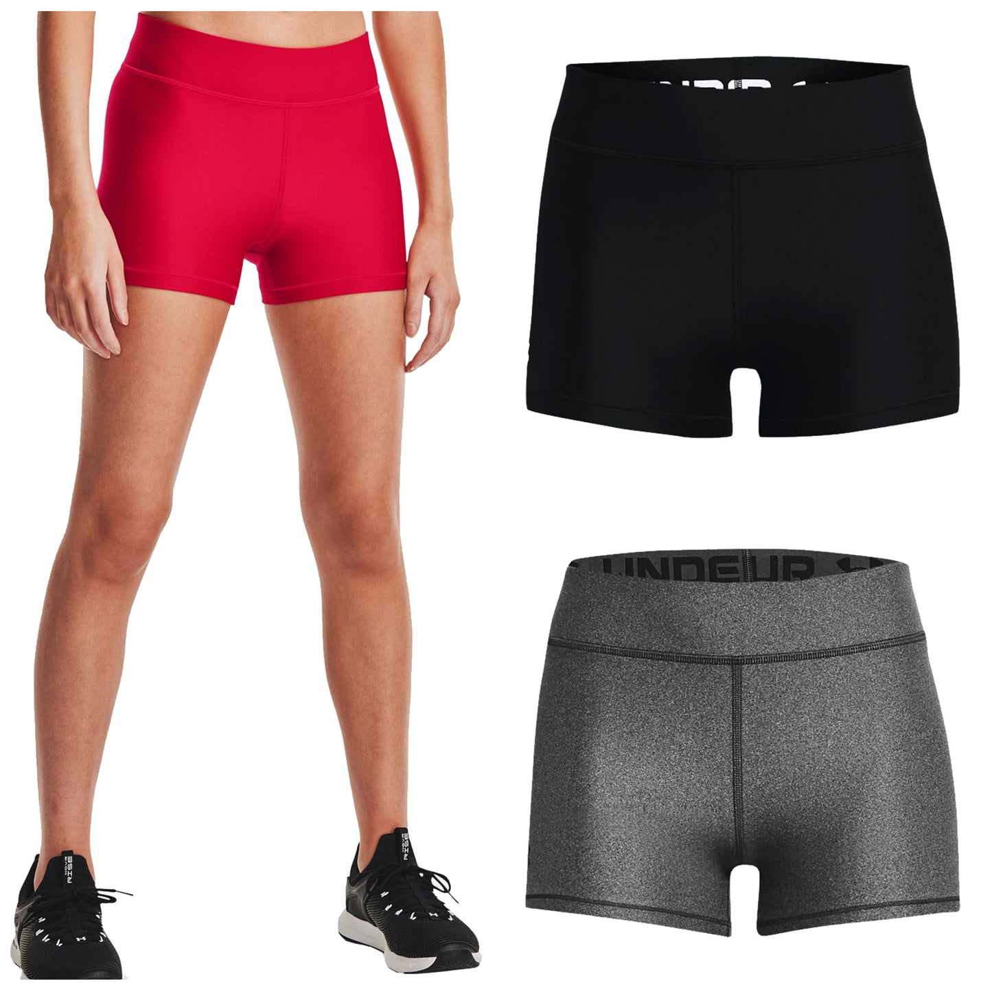 Under Armour Ladies Armour Mid-Rise Shorts