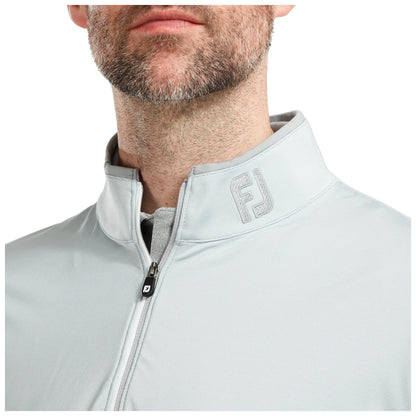 FootJoy Mens Lightweight Microstripe Chill-Out Half Zip Top