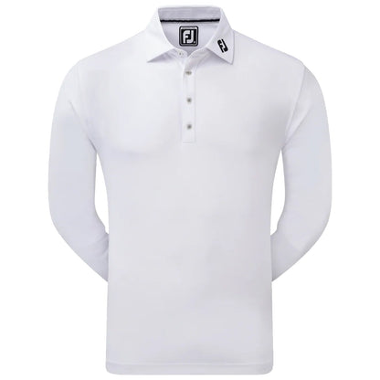 FootJoy Mens Thermocool Long Sleeve Self Collar Polo Shirt