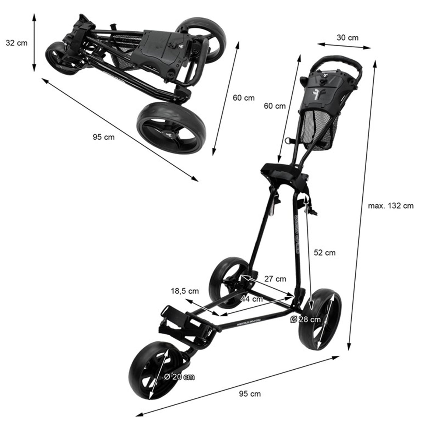 FastFold Comp6000 Golf Trolley