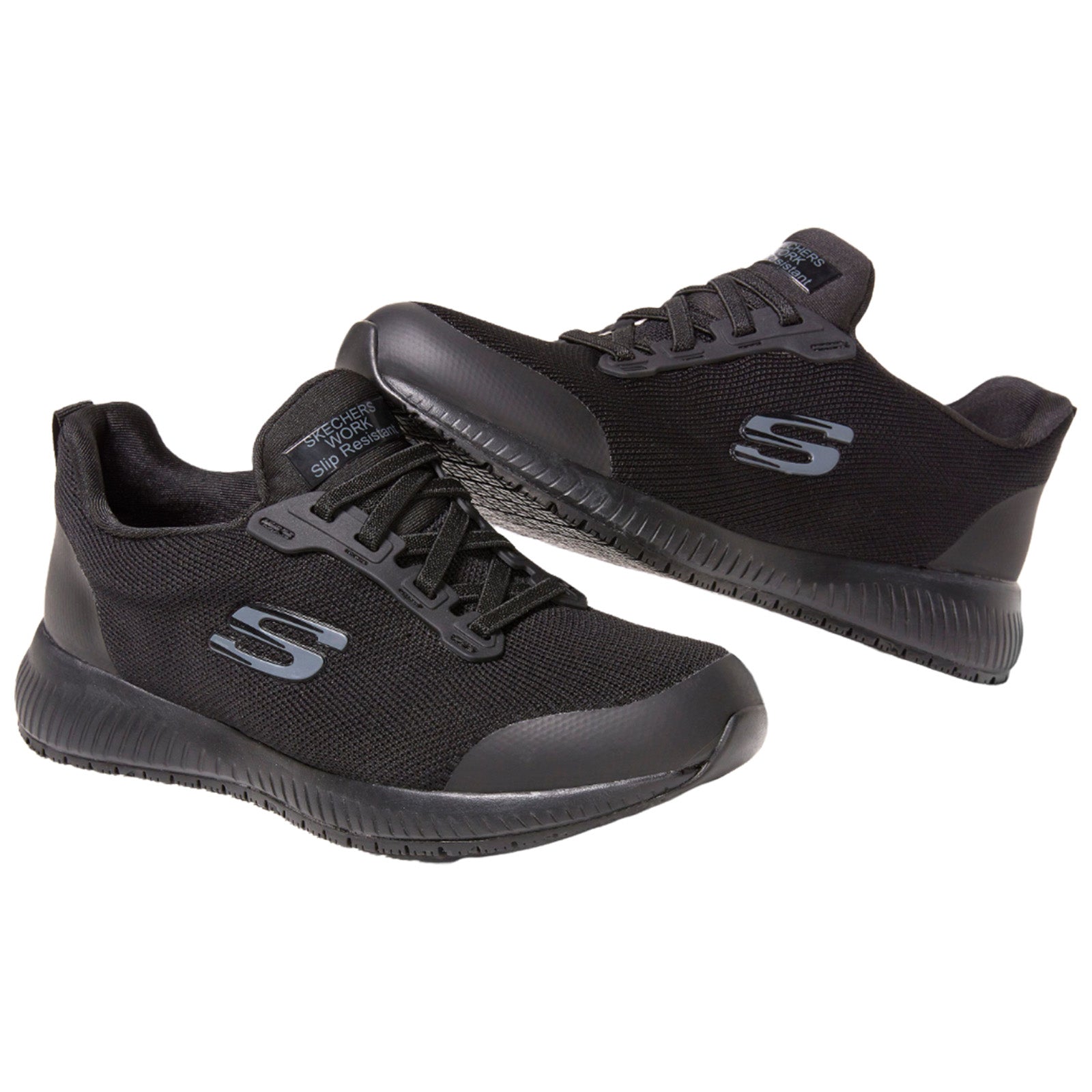 skechers slip resistant womens work shoes