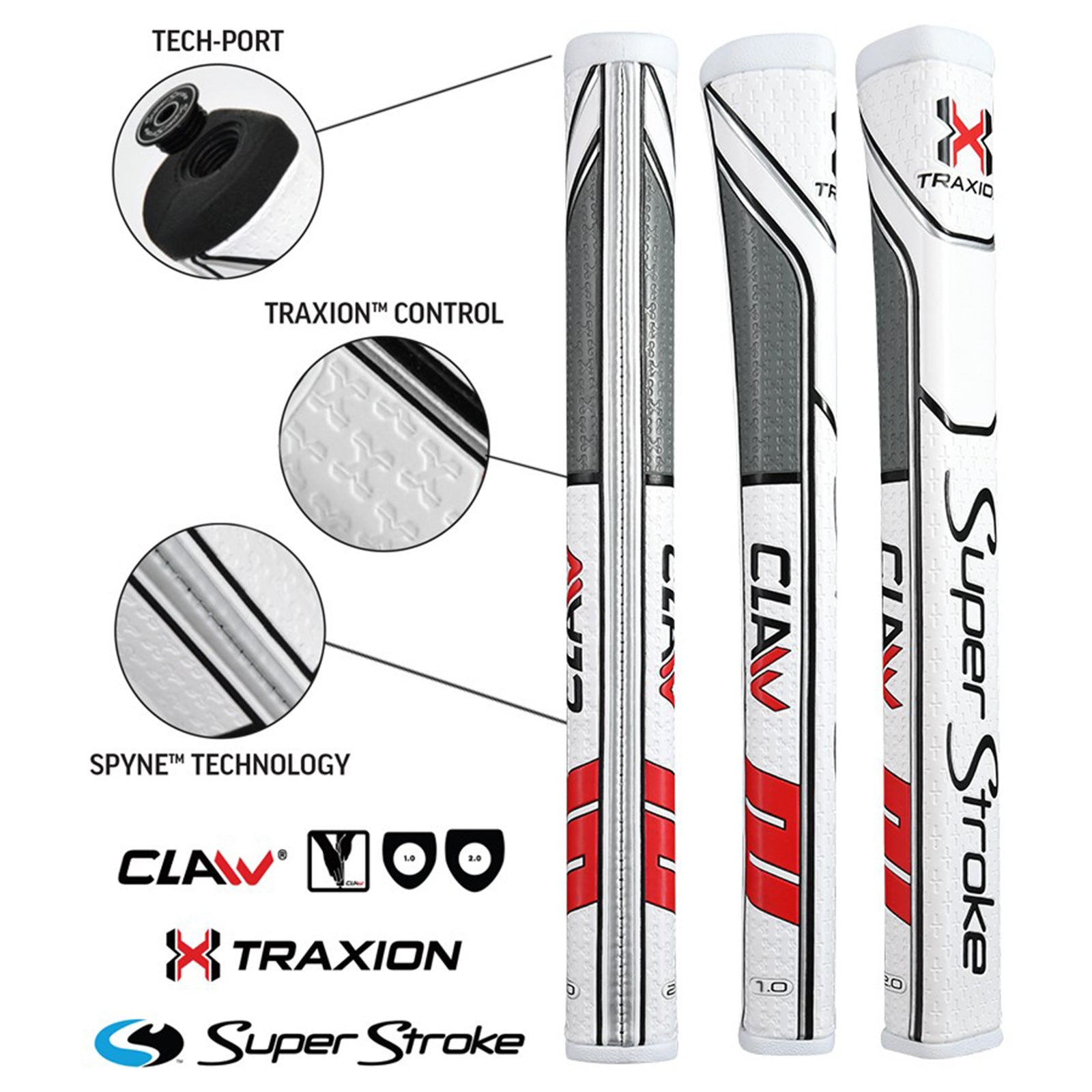 SuperStroke Traxion Claw Putter Grips