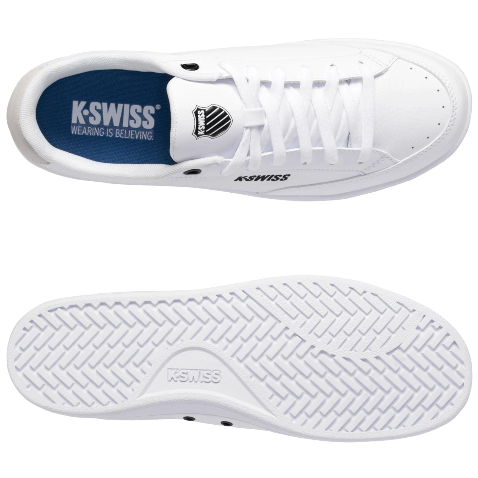 K-Swiss Mens Court Ace Trainers