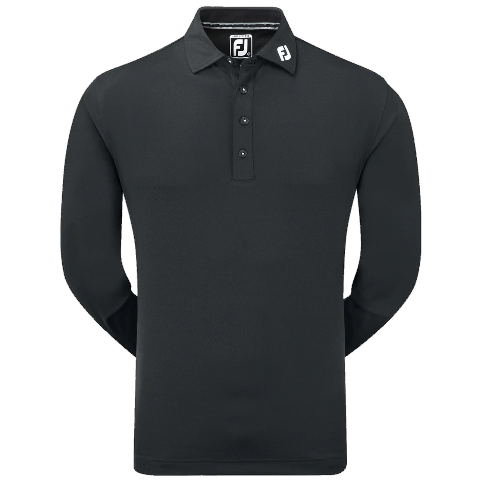 FootJoy Mens Thermocool Long Sleeve Self Collar Polo Shirt