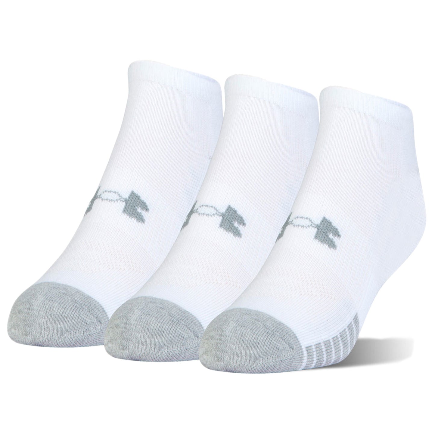 Under Armour Mens No Show Sports Socks (3 Pairs)